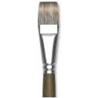 Silver Brush Limited 2608S Monza Glazing Brush Oil Akryl og akvarelbørste kort håndtag Størrelse 3/4 """"
