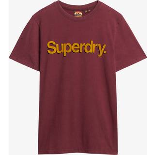 Superdry Superdry Purple Classic Core Logo Shadow T-Shirt