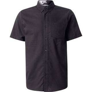 Volcom Everett Oxford S/S Skjorte Herrer størrelse S farve sort