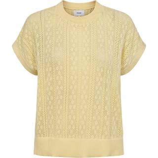 NÜMPH - Nulivas Ss Pullover - Golden Haze - S - Gul - Knit