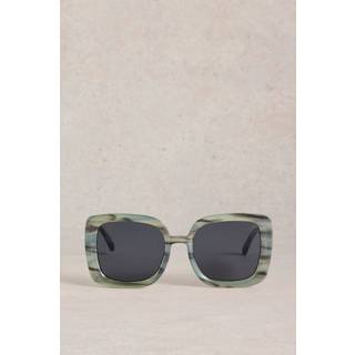 White Stuff White Stuff Blue Oversized Square Sunglasses