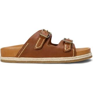 Polo Ralph Lauren Polo Ralph Lauren Light Brown Brown Turbach Double Strap Suede Sandals
