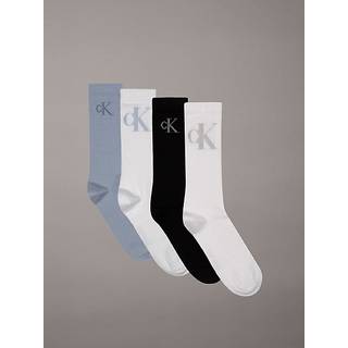 4 Pack Crew Socks - White - One Size