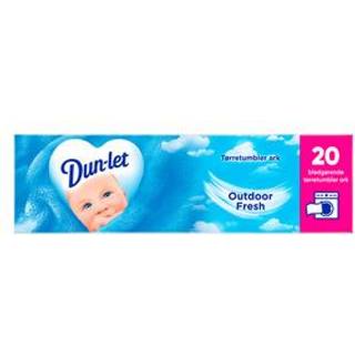 Dun-let Dryer sheets Outdoor Fresh - 20 stk.