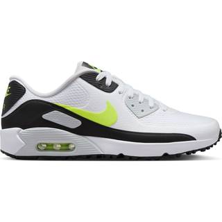Nike Air Max 90 G Unisex Shoe White/Hot Lime 42,5 Golfsko til mænd