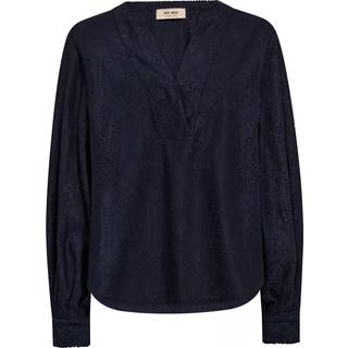 Mos Mosh Mmyen Sina Lace Blouse Bluser 169430 Salute Navy (S)