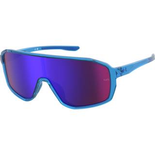 Under Armour UA GAMEDAY JR Børn OXZ/GR 99 Solbriller Børn Blue - Transparent Azure Blue - 99mm