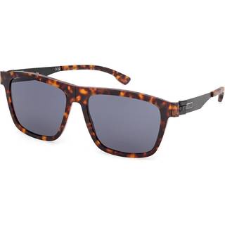 Ic! Berlin IC0057 Zeta 54A 58 Solbriller Mænd Tortoiseshell - Red Tortoise - 58mm