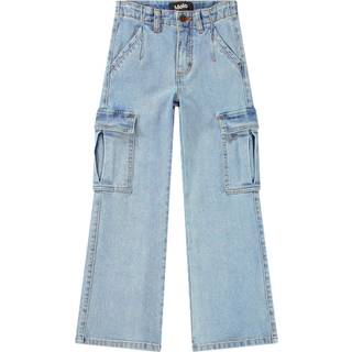 Molo Belli Skirt Distressed Washed 110/116 cm  Blå  110/116 cm  kvinde