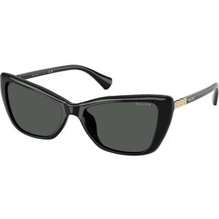 Ralph Lauren Kvinde RA5332U 500187 Solbriller Injiceret Sort Grå Cat Eye Normal