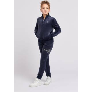 Juicy Couture Juicy Couture Blue Girls Diamante Hoodie & Slim Tracksuit Set