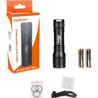 OrcaTorch laserpointer D560-GL 5mW grøn grøn