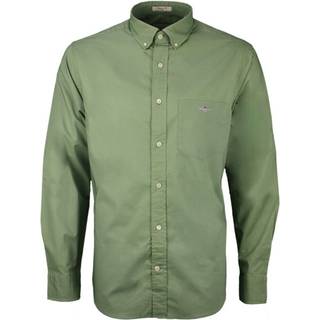 Gant Poplin Long Sleeved Shirt Green