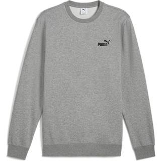 PUMA Essentials Small No. 1 Logo Crew Men, Men, Medium Gray Heather, M - Medium Gray Heather - M