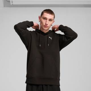 Men&#39;s Puma WARDROBE ESS Relaxed Hoodie, Black, Size L, Clothing - Black - L