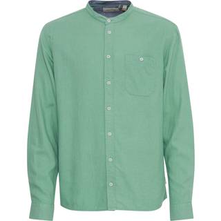 Blend Bobby Herre Skjorte i hørmix - Malachite Green - XL