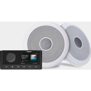 Marinestereopakke Fusion RA210, 12 V, 200 W, sort + 2 marinehøjttaler Fusion XS Classic 6.5", 200 W