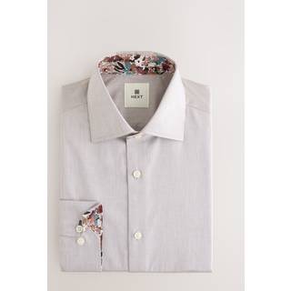 Next 100% Bomuldstekstureret Twill SkjorterEU 38 Almindelig