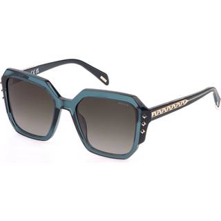 Police SPLR23E SUPERSTAR 3 03GE 54 Solbriller Kvinder Blue - Transparent Blue - 54mm