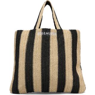 Alva Medium Håndtaske, Solid Nature/Black