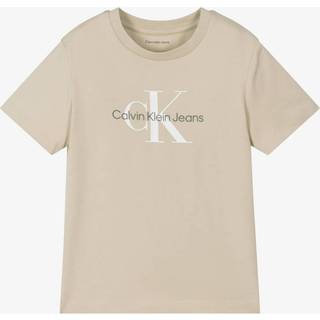Calvin Klein Calvin Klein Cream Newborn Short Sleeve T-Shirt
