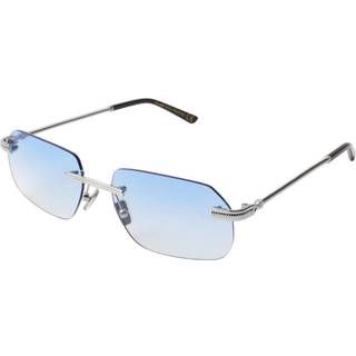 XLAB Unisex Pedrosa Solbriller Metal Sølv Røg Firkantet Normal Skygge