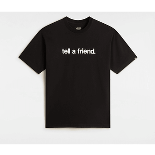 Vans - Tell a Friend T-Shirt, Man, Black, Size: S - Black - S