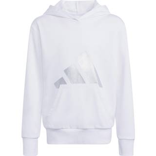 adidas adidas White Essentials Glam Cotton Hoodie