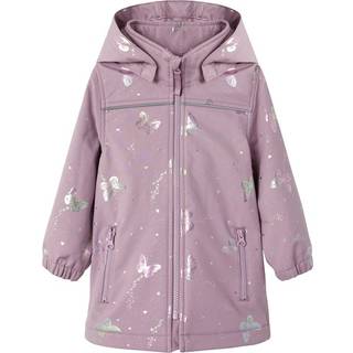 NAME IT Lang Folie Softshell Jakke Alfa08 Elderberry