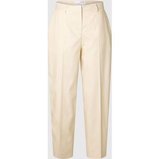 Mid Waist Bukser Med Barrel-fit
