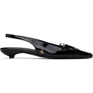 Zoey Slingback Heels - Black Patent 40