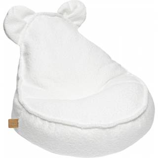 Meowbaby Boucle Sækkestol Teddy, Hvid