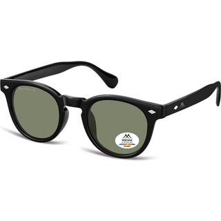 Montana Briller MP191 Polarized MP191A 48 Solbriller Mænd Black - Shiny Black - 48mm