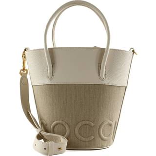 Coccinelle Myrtha Canvas Bucket taske natur/hvid