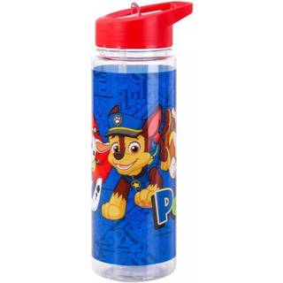 Paw Patrol Drenge Plast Vandflaske Med Sugerør Til Sport