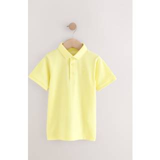 Next Light Yellow Short Sleeve Polo Shirt (3-16yrs)