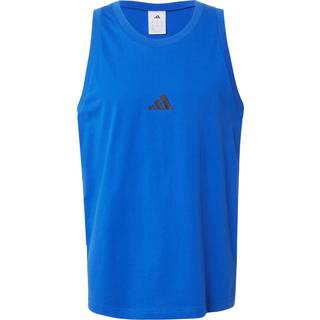 adidas adidas Blue Essentials Small Logo 100% Cotton Tank Top