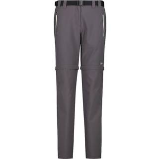CMP Women's Zip Off Pant Zip off-bukser Damer størrelse 38 farve grå