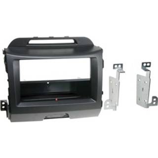 Monteringsramme 2-DIN Kia Sportage 2010-2016, mørkegrå