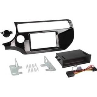 2-DIN Monteringsramme INBAY Kia Rio, piano sort