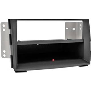 Monteringsramme 1-DIN KIA Venga med trådløs opladning, sort