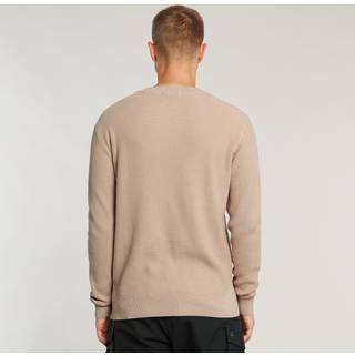 Serrated Knitted Sweater - Pink - Men