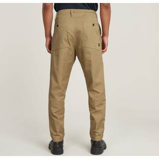 Pleated Chino Relaxed Tapered - Beige - Men