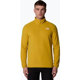 The North Face The North Face Yellow Side Logo Neutral Side Logo Glacier Quarter Zip Fleece
