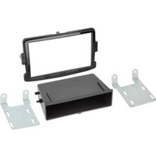 Monteringsramme 2-DIN med opbevaringsrum Dacia/Fiat/Nissan/Opel/Renault