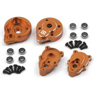 Aluminum Portal Rear Hub Set (Orange/2pcs)