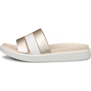 ECCO Flowt W - Slide-on sko i læder til damer - Guld - Size: 41 (UK 7.5)