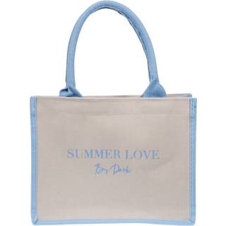 DARK Canvas Tote Small Summer Love Sand Ibiza Blue