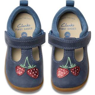 Clarks Clarks Blue Wide Fit (G) Pre-Walker Berry Toddler Shoes