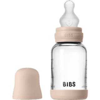 BIBS Baby Glass Bottle Silikone Slow Flow Blush 120 ml